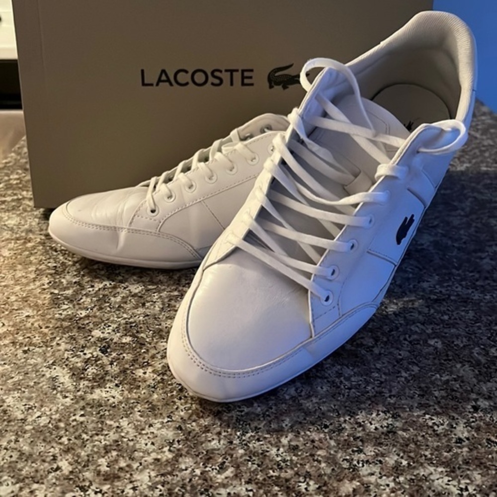 Lacoste Shoes white sport leather